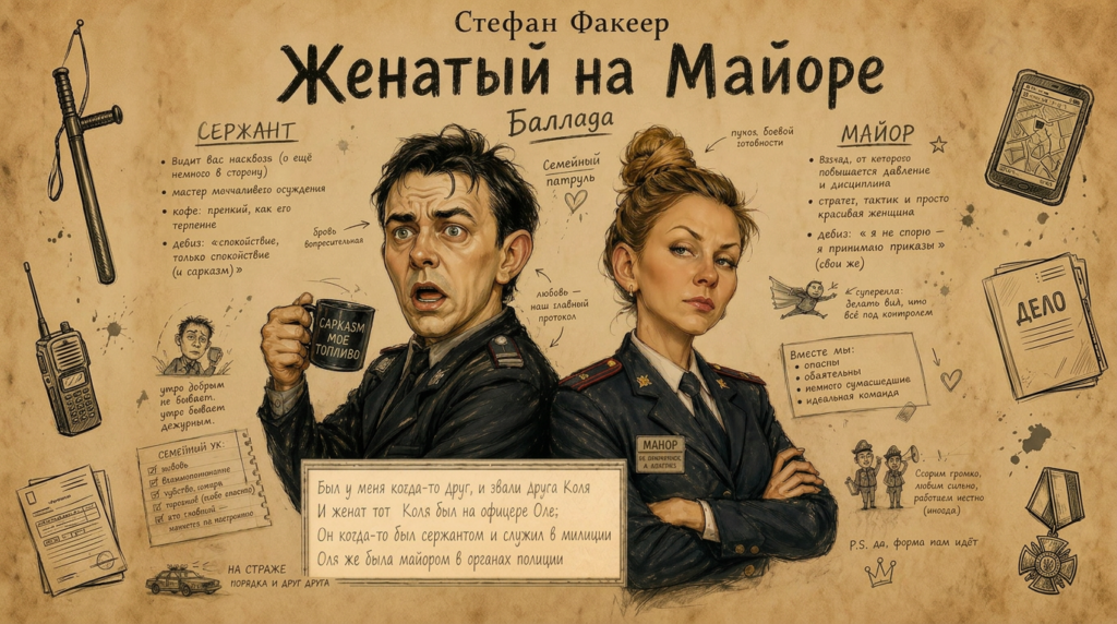 Комикс "Женатый на Майоре", обложка