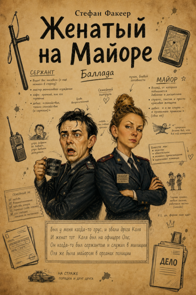 Обложка комикса "Женатый на Майоре"